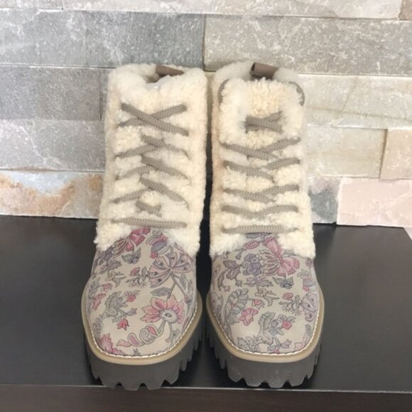 Cecelia New York Harlan Boot With Faux Shearling Trim - Picture 6 of 9